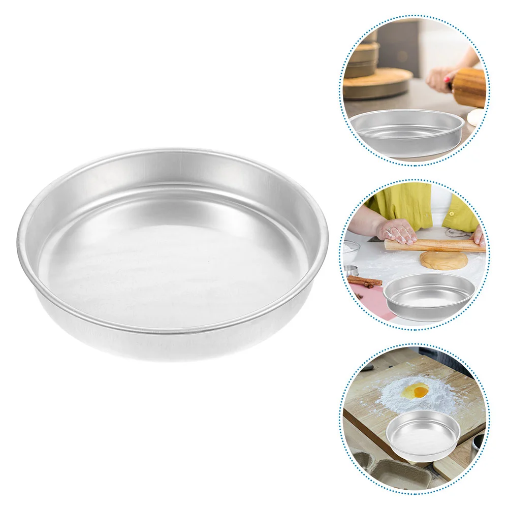 Metal Round Tray Wear-resistant Oven Non-stick Baking Dish Supplies Aluminum Alloy for Kitchen Pan Restaurant Crepes
Metal Round Tray Wear-resistant Oven Non-stick Baking Dish Supplies Aluminum Alloy for Kitchen Pan Restaurant Crepes