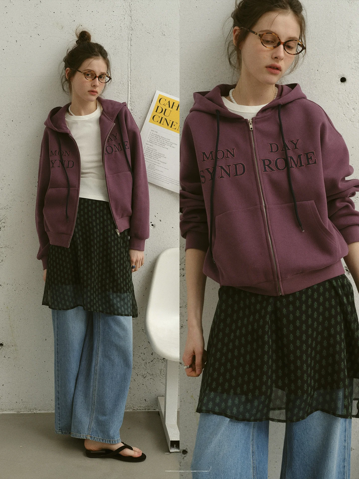 Relez Loose Fit Hoodie Women's Korean Style Spring Zipper Cardigan Jacket Vintage Lazy Slimming Top Long Sleeve Casual Wear
Relez Loose Fit Hoodie Women's Korean Style Spring Zipper Cardigan Jacket Vintage Lazy Slimming Top Long Sleeve Casual Wear