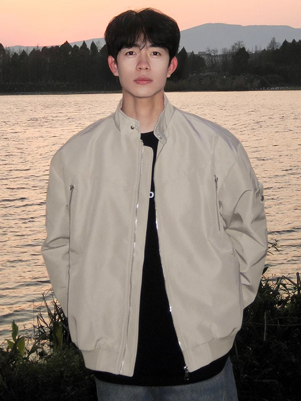 American High Street Sle Men's Pilot Jaet Casual Loose Baseball Loose Fit Autumn Design Sense Outerwear Stand Collar
American High Street Sle Men's Pilot Jaet Casual Loose Baseball Loose Fit Autumn Design Sense Outerwear Stand Collar