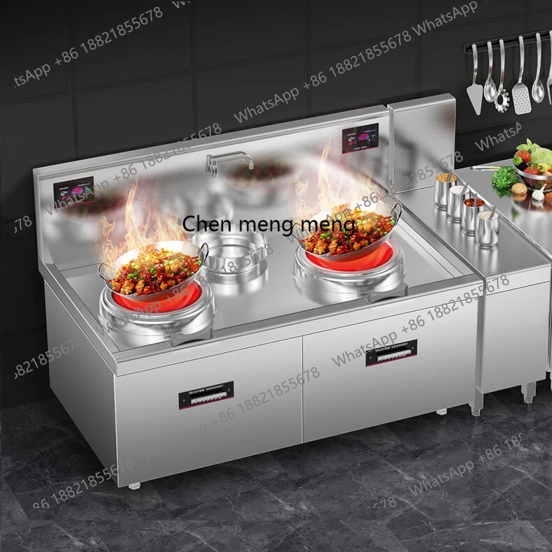 Commercial double-head electromagnetic stove 15KW concave frying stove school factory kitchen electric frying stove
Commercial double-head electromagnetic stove 15KW concave frying stove school factory kitchen electric frying stove