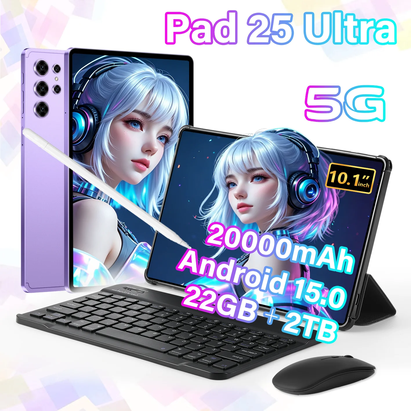 HOT Original Pad 25 Ultra Global Edition 10.1" HD Screen Android 15 2TB Snapdragon 8 20000mAh Dual Card
HOT Original Pad 25 Ultra Global Edition 10.1" HD Screen Android 15 2TB Snapdragon 8 20000mAh Dual Card
