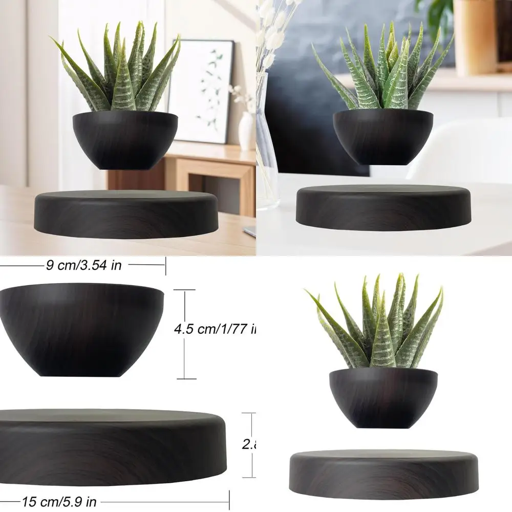 Магнитный плавающий плантатор, темно-коричневый, для воздушно-десантных бонсай и суккулентов, декор для дома и офиса
Магнитный плавающий плантатор, темно-коричневый, для воздушно-десантных бонсай и суккулентов, декор для дома и офиса