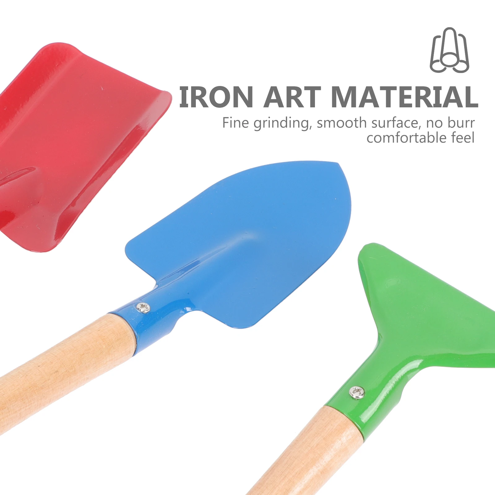 Gardening Shovel Toy Set Kids Tools Kit Wooden Handle Small Size Easy Use Fun Activity Parent Kids Communication
Gardening Shovel Toy Set Kids Tools Kit Wooden Handle Small Size Easy Use Fun Activity Parent Kids Communication