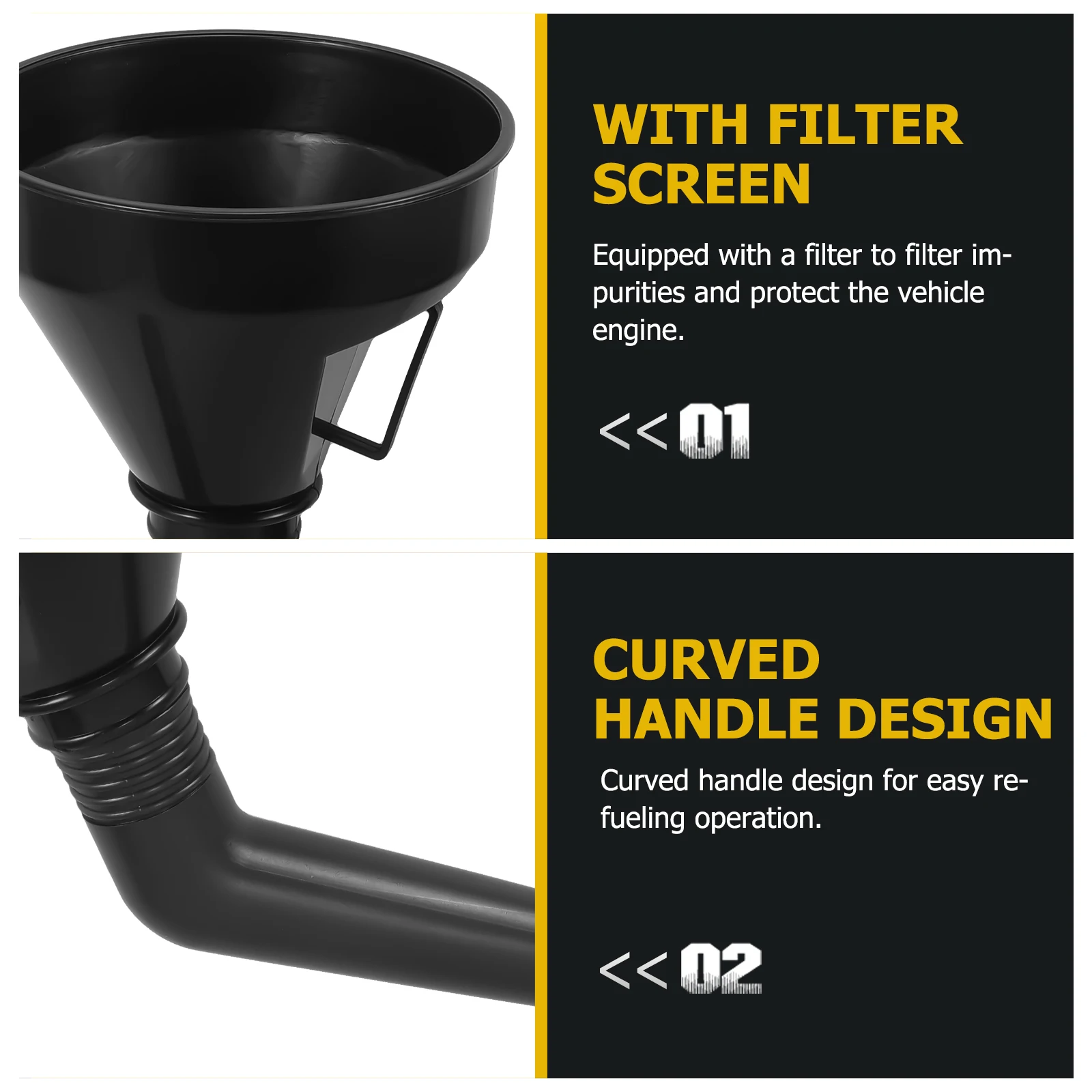 Flexible Oil Funnel With Hose For Car Motorcycle Suv Rv Gas Fueling Pp Pe Material Automotive Filler Tool Emergency Use
Flexible Oil Funnel With Hose For Car Motorcycle Suv Rv Gas Fueling Pp Pe Material Automotive Filler Tool Emergency Use