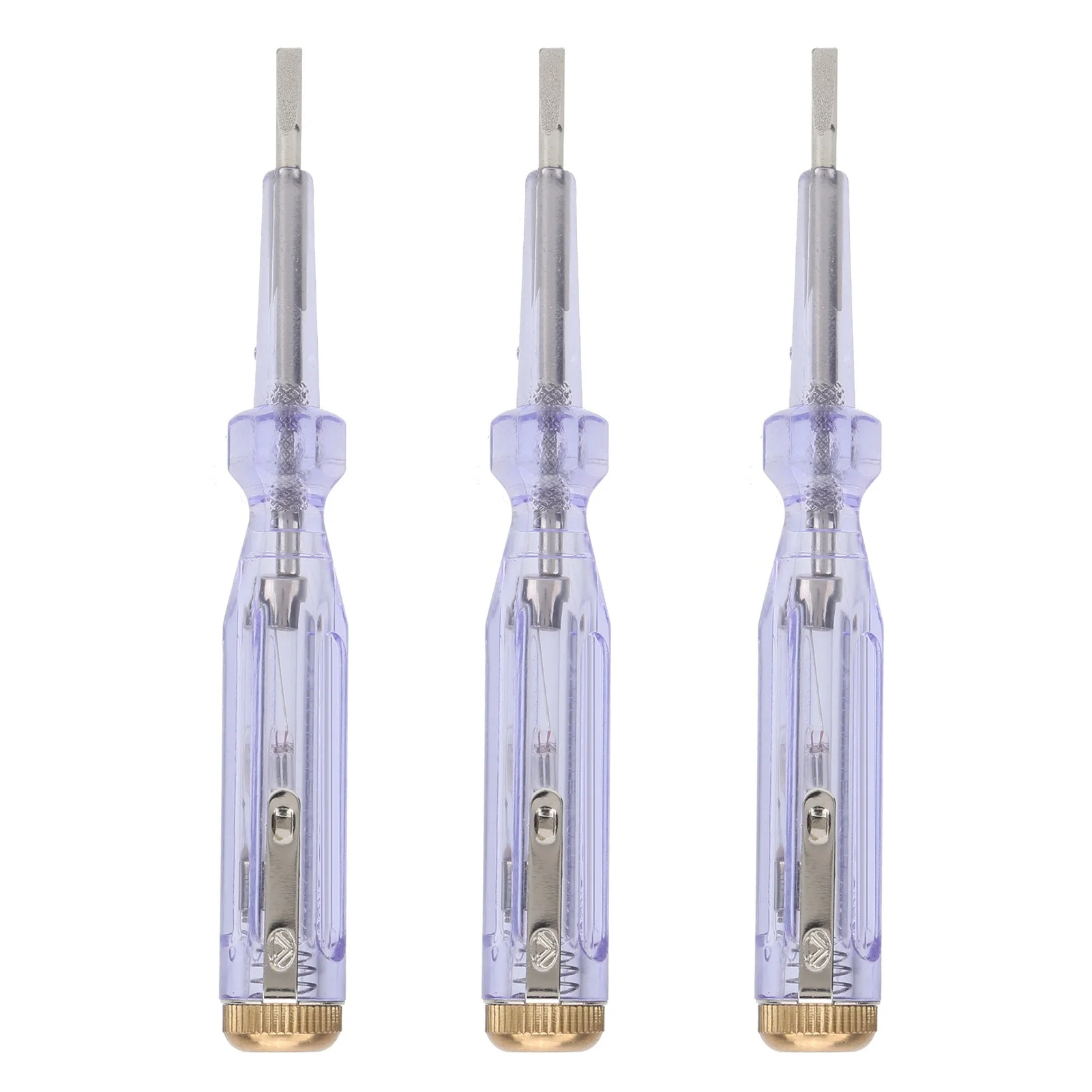 3Pcs Electric Pen Voltage Test Pencil Sensitivity Detect Tools ANG43 AC 100250V
3Pcs Electric Pen Voltage Test Pencil Sensitivity Detect Tools ANG43 AC 100250V