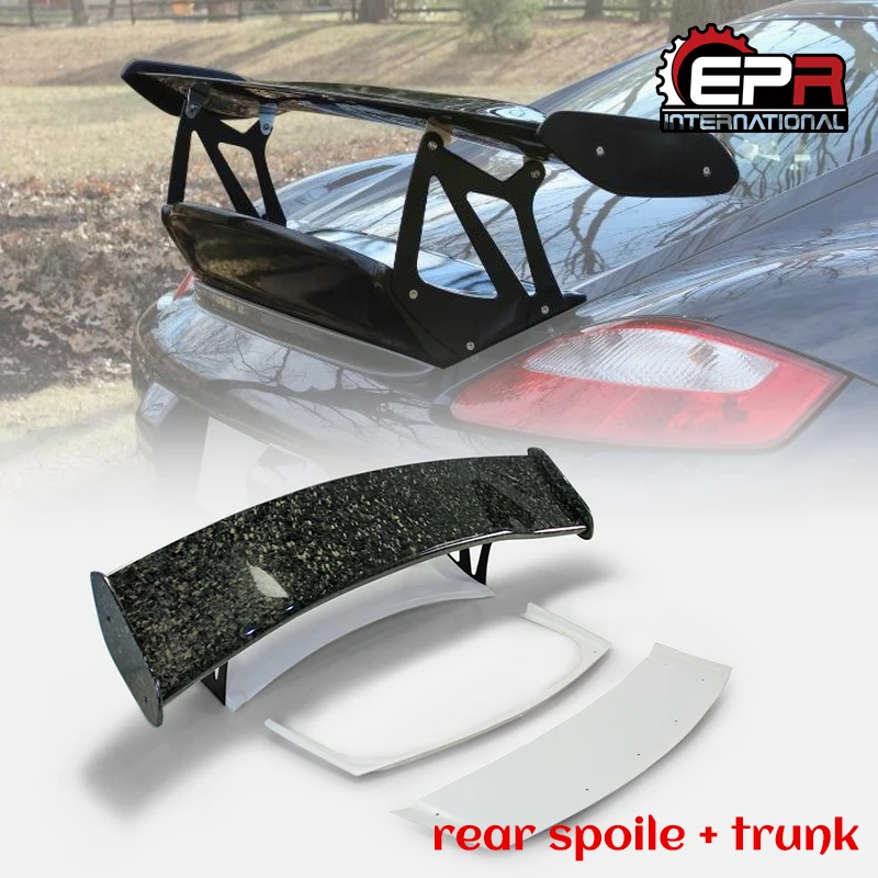Forge Carbon Fiber Rear Trunk Wing Lip for Porsche Cayman 987 RS Type PCF Blade and End Cap GT Spoiler Aero Trim 8Pcs Body Kit
Forge Carbon Fiber Rear Trunk Wing Lip for Porsche Cayman 987 RS Type PCF Blade and End Cap GT Spoiler Aero Trim 8Pcs Body Kit