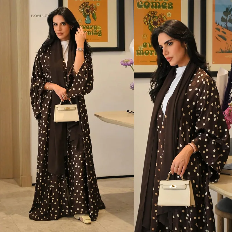 Spring Summer Women Polka Dot Print Long Cardigan Skirt Shawl Set Casual Outfit
Spring Summer Women Polka Dot Print Long Cardigan Skirt Shawl Set Casual Outfit