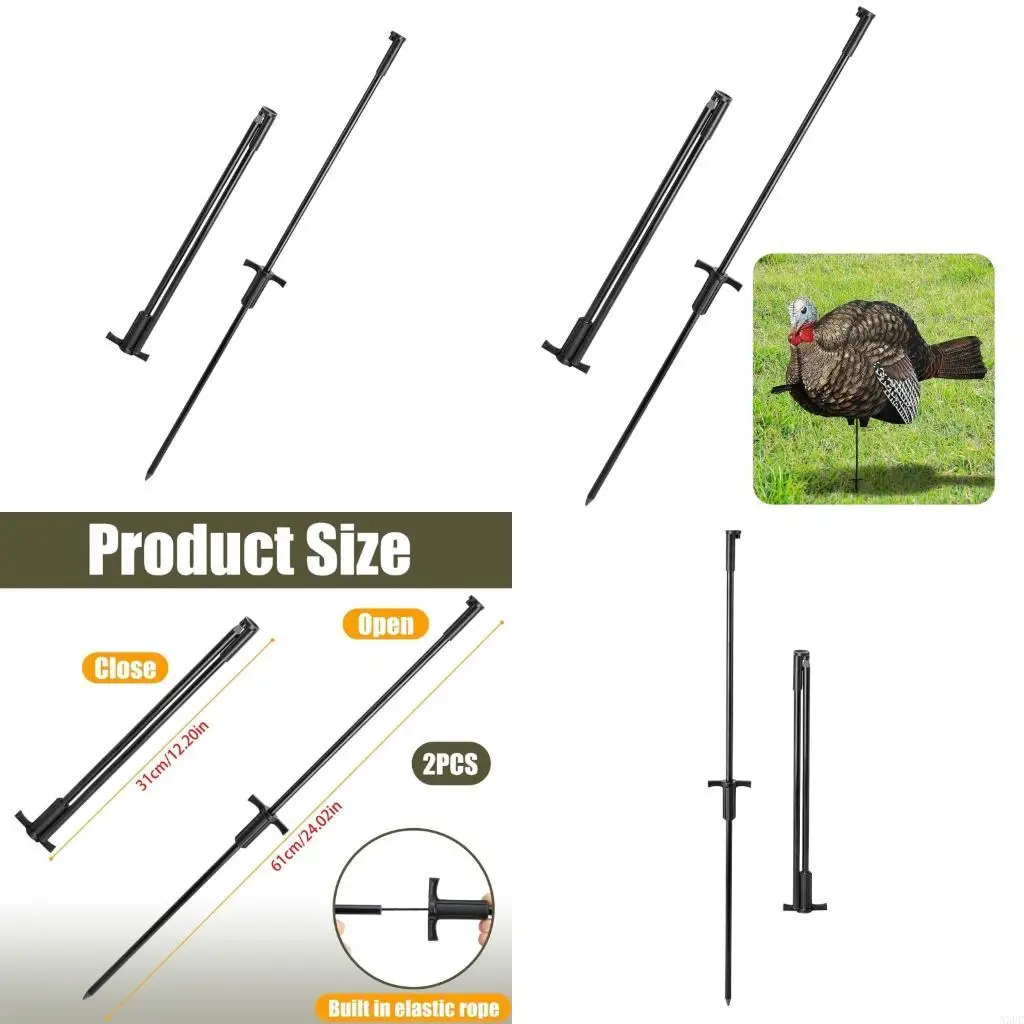 Corrosion Resistant Lightweight Reusable Turkey Decoy Rod Folding Structure With Quick Setups Fit for Outdoor Activities X3UC
Corrosion Resistant Lightweight Reusable Turkey Decoy Rod Folding Structure With Quick Setups Fit for Outdoor Activities X3UC