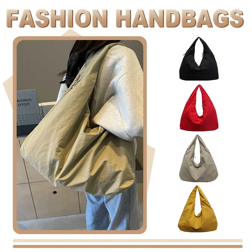 Women Casual Shoulder Bag Large Capacity All-Match Handbag Multi-Pocket Nylon Shoulder Bag Shopping Work Date Bag
Women Casual Shoulder Bag Large Capacity All-Match Handbag Multi-Pocket Nylon Shoulder Bag Shopping Work Date Bag