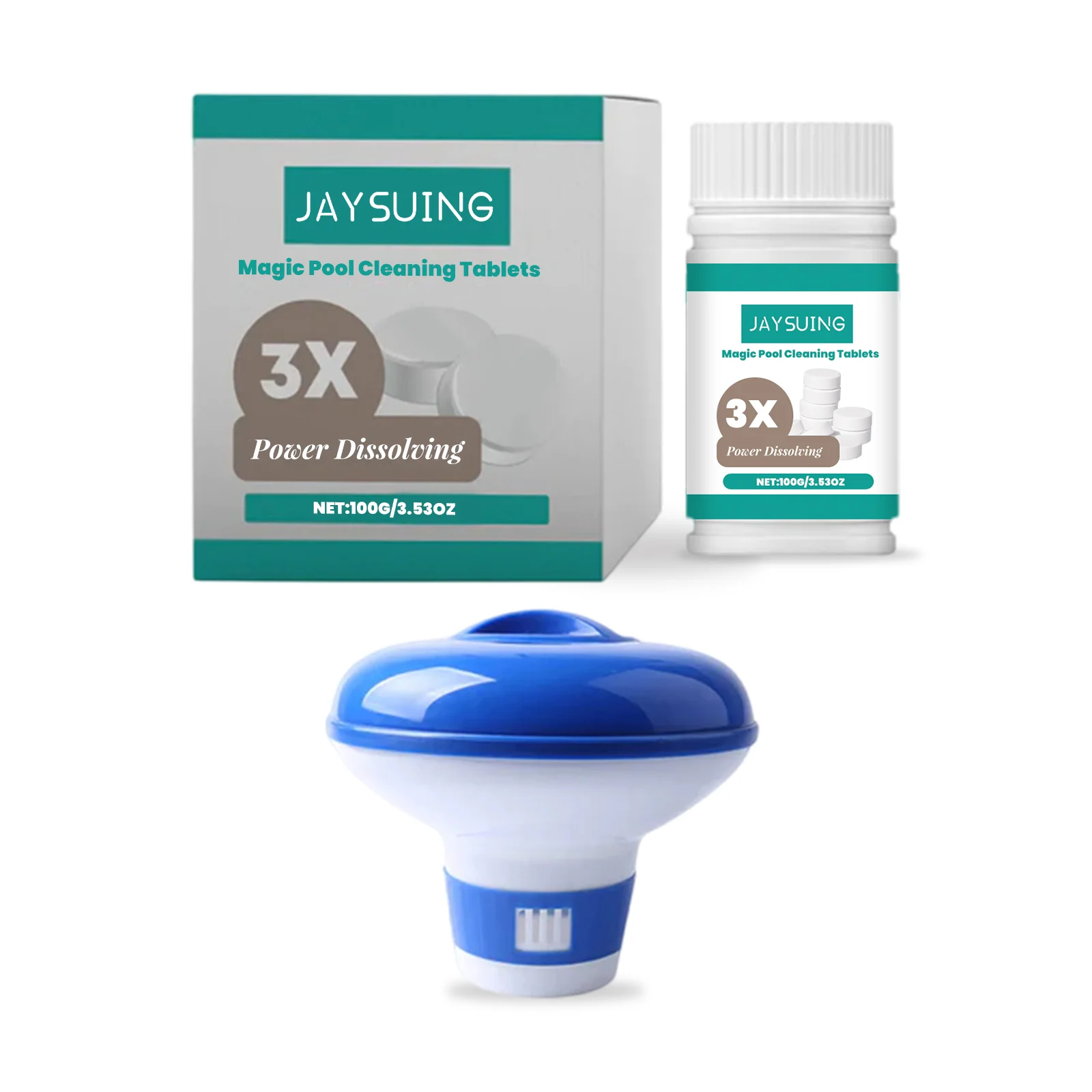 Quick Dissolve Swimming Pool Cleaning Tablets Effervescent Limescale & Odor Remover for Private Daily Pool Maintenance
Quick Dissolve Swimming Pool Cleaning Tablets Effervescent Limescale & Odor Remover for Private Daily Pool Maintenance