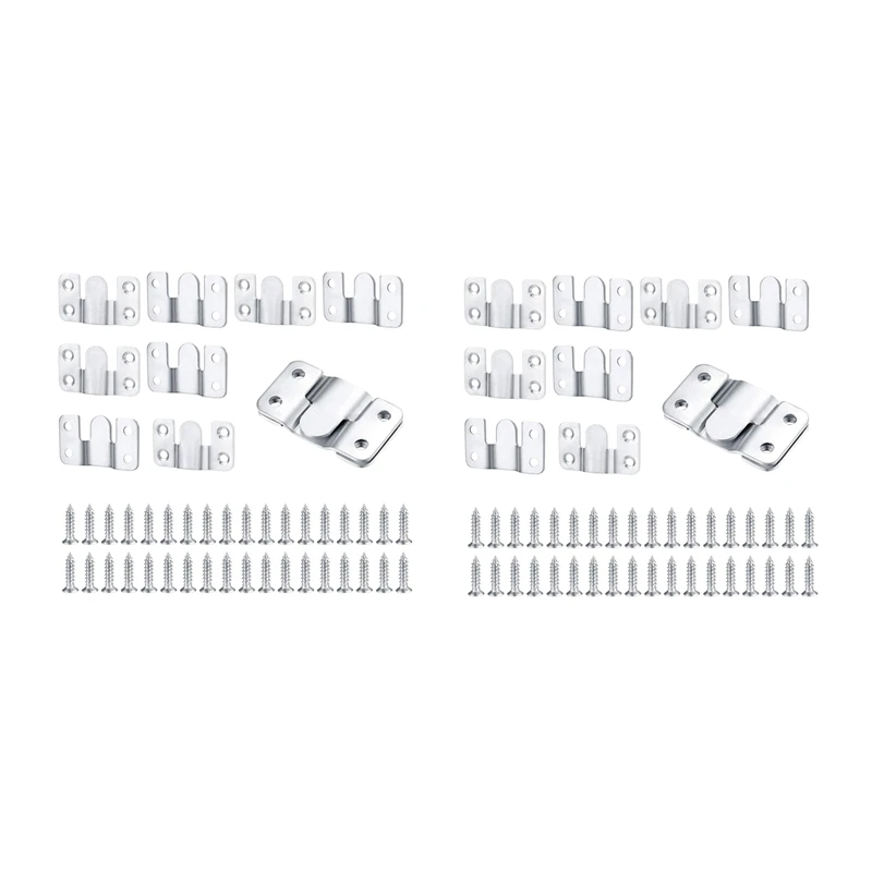 20 Pcs Flush Mount Bracket Interlocking Hang Furniture Connector Stainless Steel Wall Mount Picture Frame Brackets
20 Pcs Flush Mount Bracket Interlocking Hang Furniture Connector Stainless Steel Wall Mount Picture Frame Brackets
