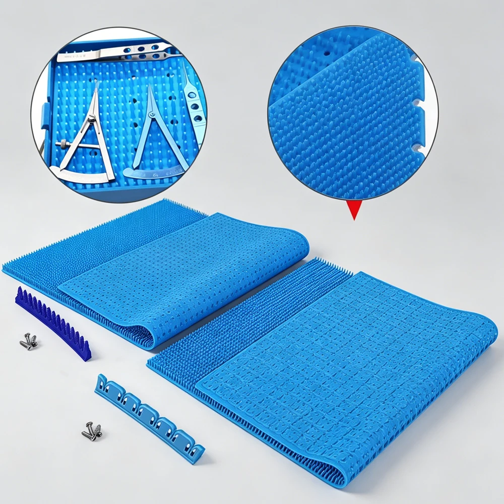 Silicone Disinfection Pad Sterilization Mat for Dental and Ophthalmic Surgical Instruments Autoclavable
Silicone Disinfection Pad Sterilization Mat for Dental and Ophthalmic Surgical Instruments Autoclavable