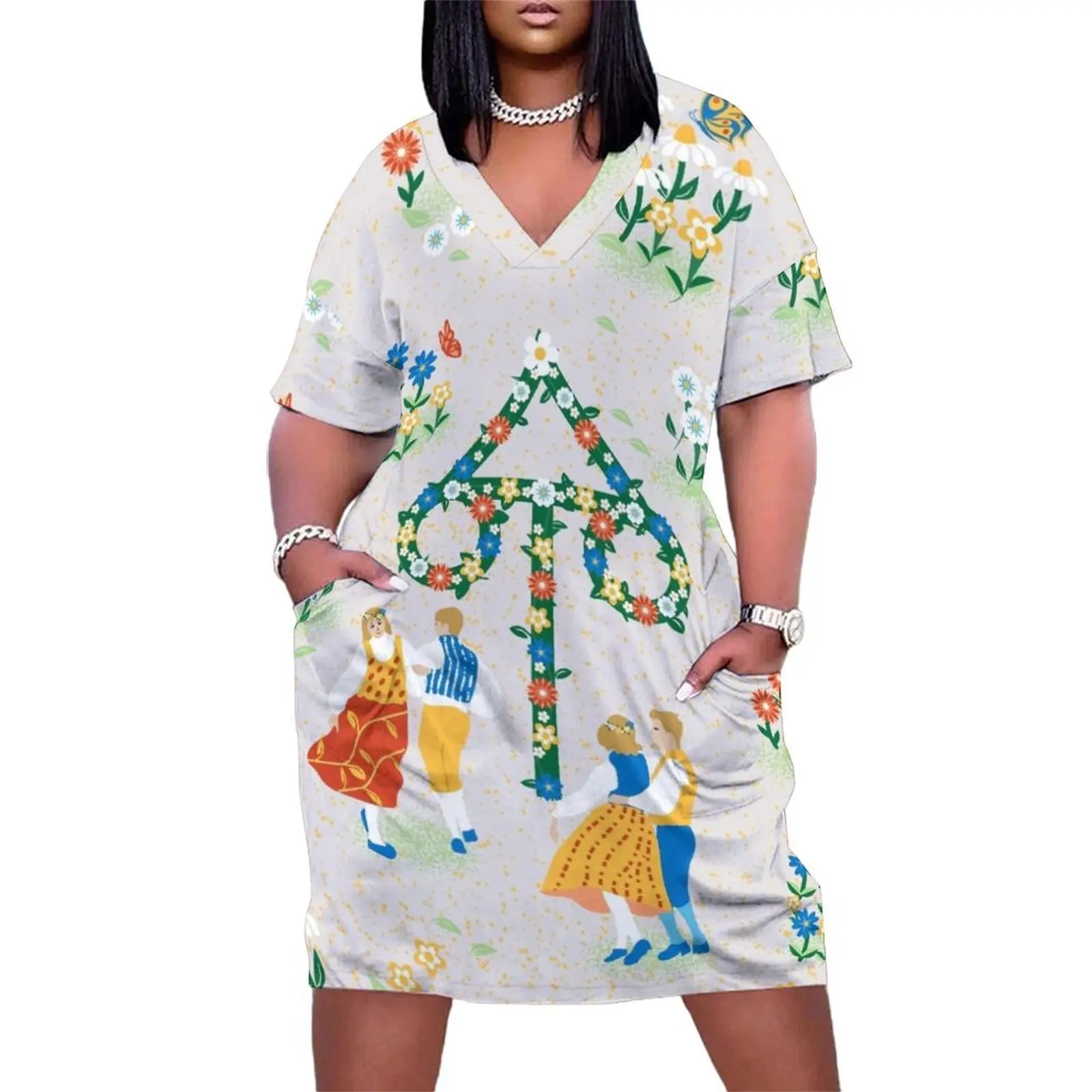 Midsummer Maypole Dance Loose Pocket Dress summer dresses women 2025 prom dress 2025 wedding dresses for parties
Midsummer Maypole Dance Loose Pocket Dress summer dresses women 2025 prom dress 2025 wedding dresses for parties
