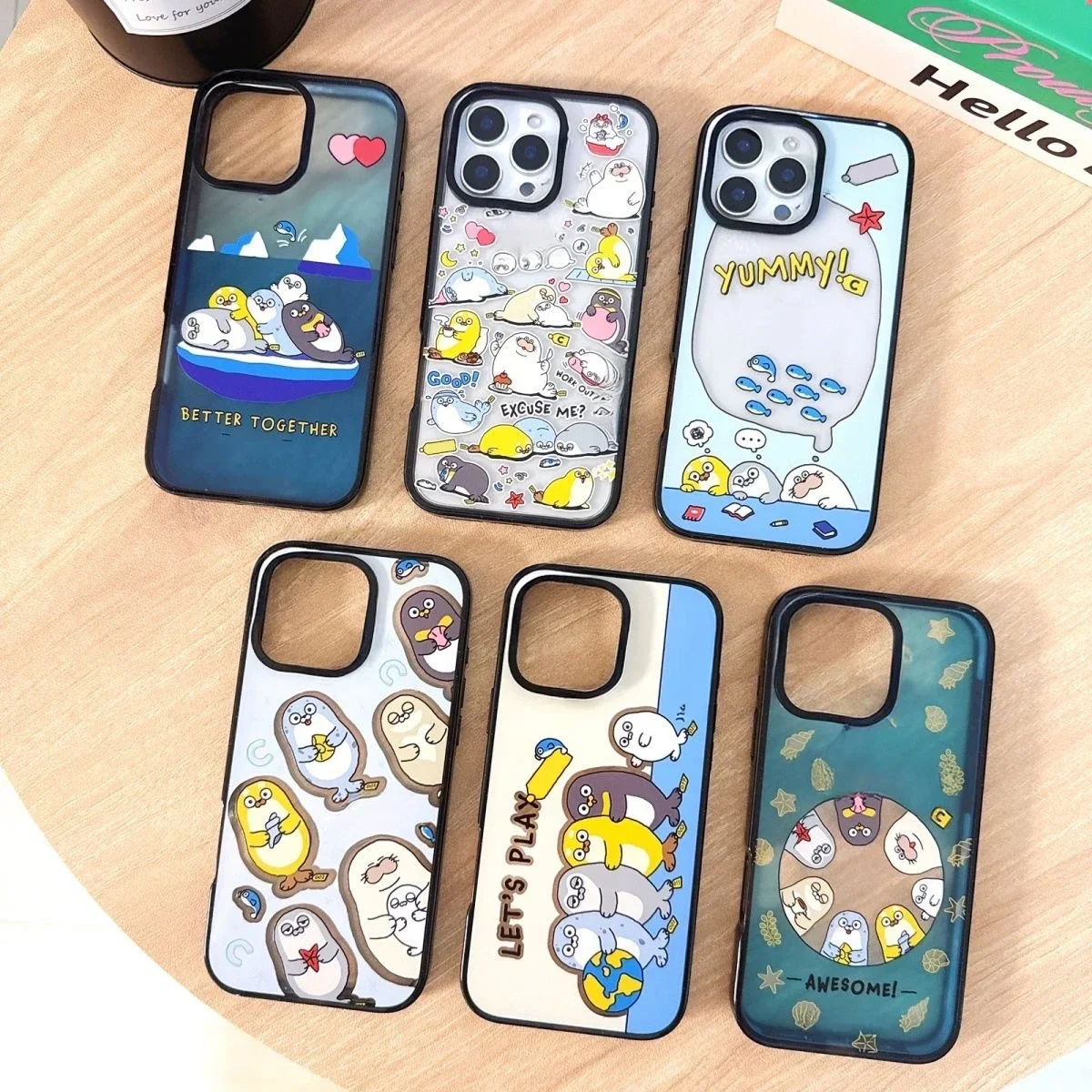Cartoon Seal Black Border Imprinted Letters Protective Acrylic MagSafe Case for IPhone 12 13 14 15 16 Pro Max Cover Shell
Cartoon Seal Black Border Imprinted Letters Protective Acrylic MagSafe Case for IPhone 12 13 14 15 16 Pro Max Cover Shell
