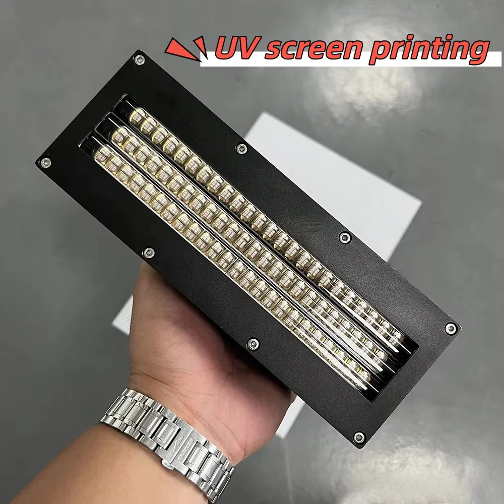 UV Paint LED Light Source Curing and Drying High Power air Cooled 365nm LED UV Curing Systems 18 W/cm^2 UV LED Lamp