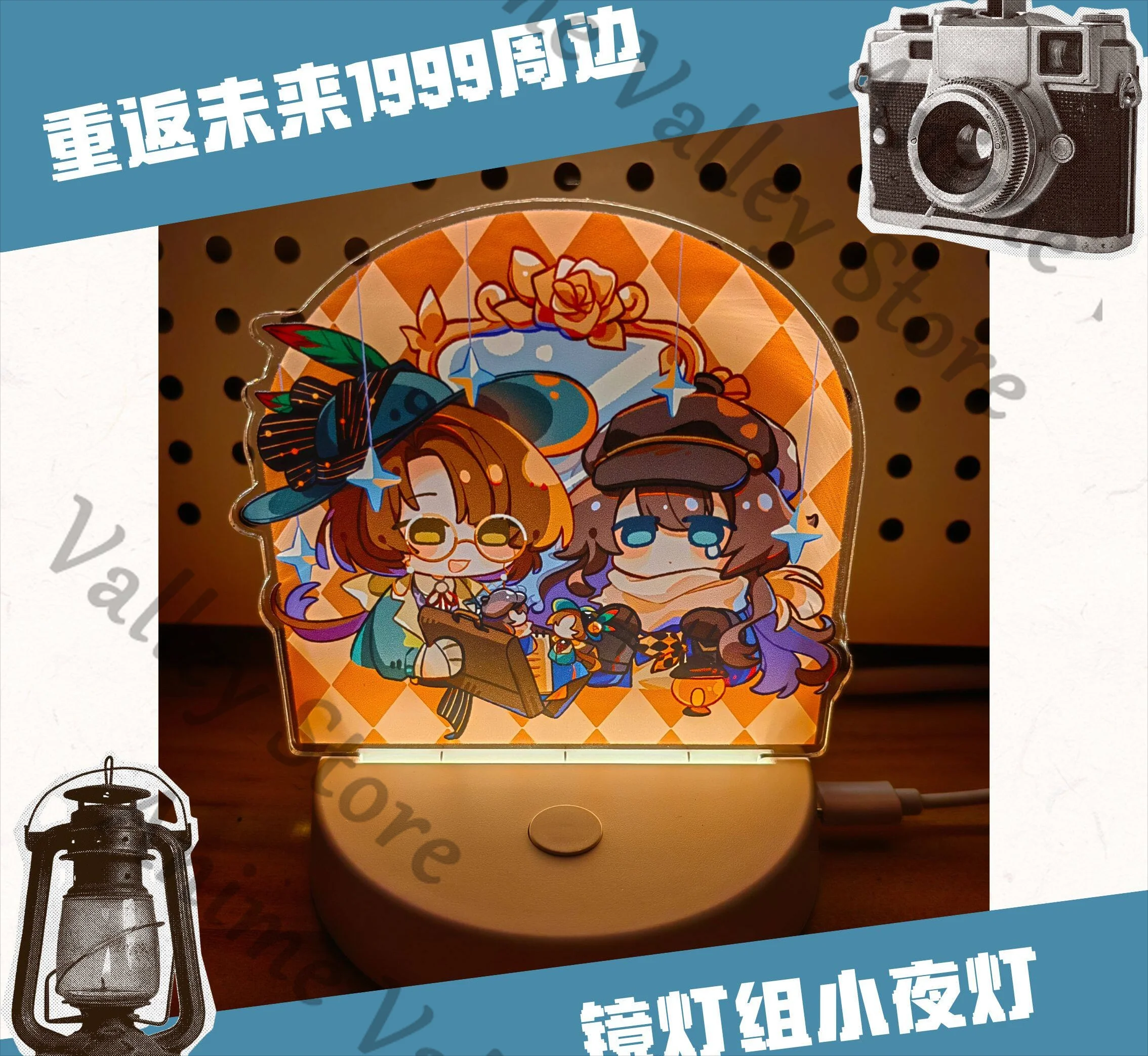 Anime Reverse:1999 Marcus Kakania Cosplay Acrylic Night Light Cartoon Night-light Bedside Lamp Glitter Powder Pendant Keychain
Anime Reverse:1999 Marcus Kakania Cosplay Acrylic Night Light Cartoon Night-light Bedside Lamp Glitter Powder Pendant Keychain