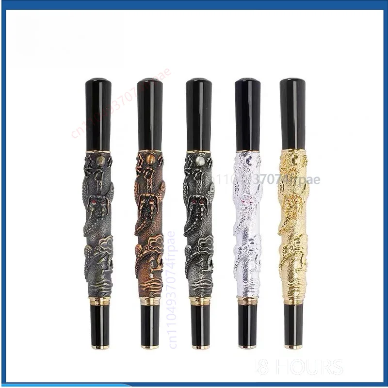 For Jinhao Oriental Dragon Embossed Metal Fountain Rollerball Signature Ink Pen For Business Office Practice Gift
For Jinhao Oriental Dragon Embossed Metal Fountain Rollerball Signature Ink Pen For Business Office Practice Gift