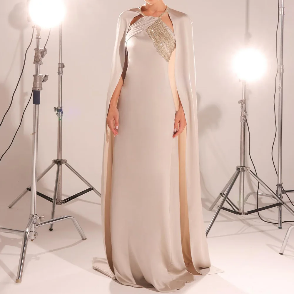 CustomizedWatteau Train Straight Satin Floor Length Crystal Beading Evening Dress O-neck Cap Sleeve Sleeveless Exquisite Photo C
CustomizedWatteau Train Straight Satin Floor Length Crystal Beading Evening Dress O-neck Cap Sleeve Sleeveless Exquisite Photo C
