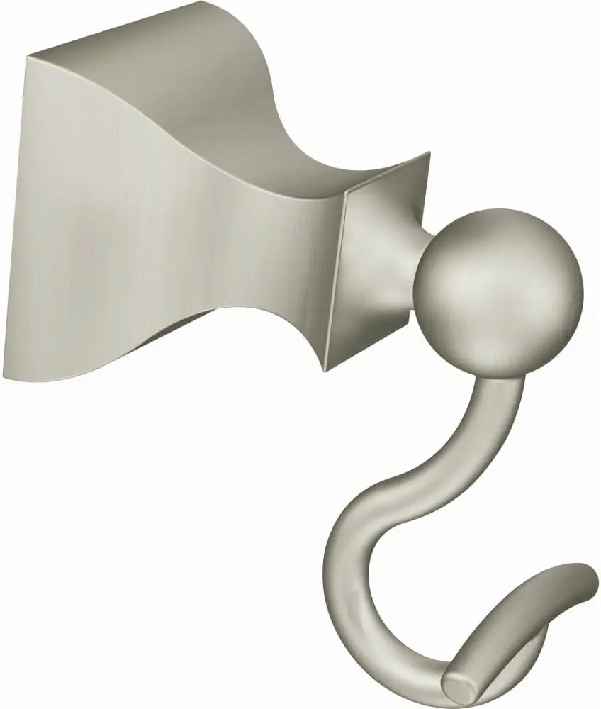 Brushed Nickel Robe Hook for Bathroom & Kitchen, Easy Installation, Lifetime Warranty
Brushed Nickel Robe Hook for Bathroom & Kitchen, Easy Installation, Lifetime Warranty
