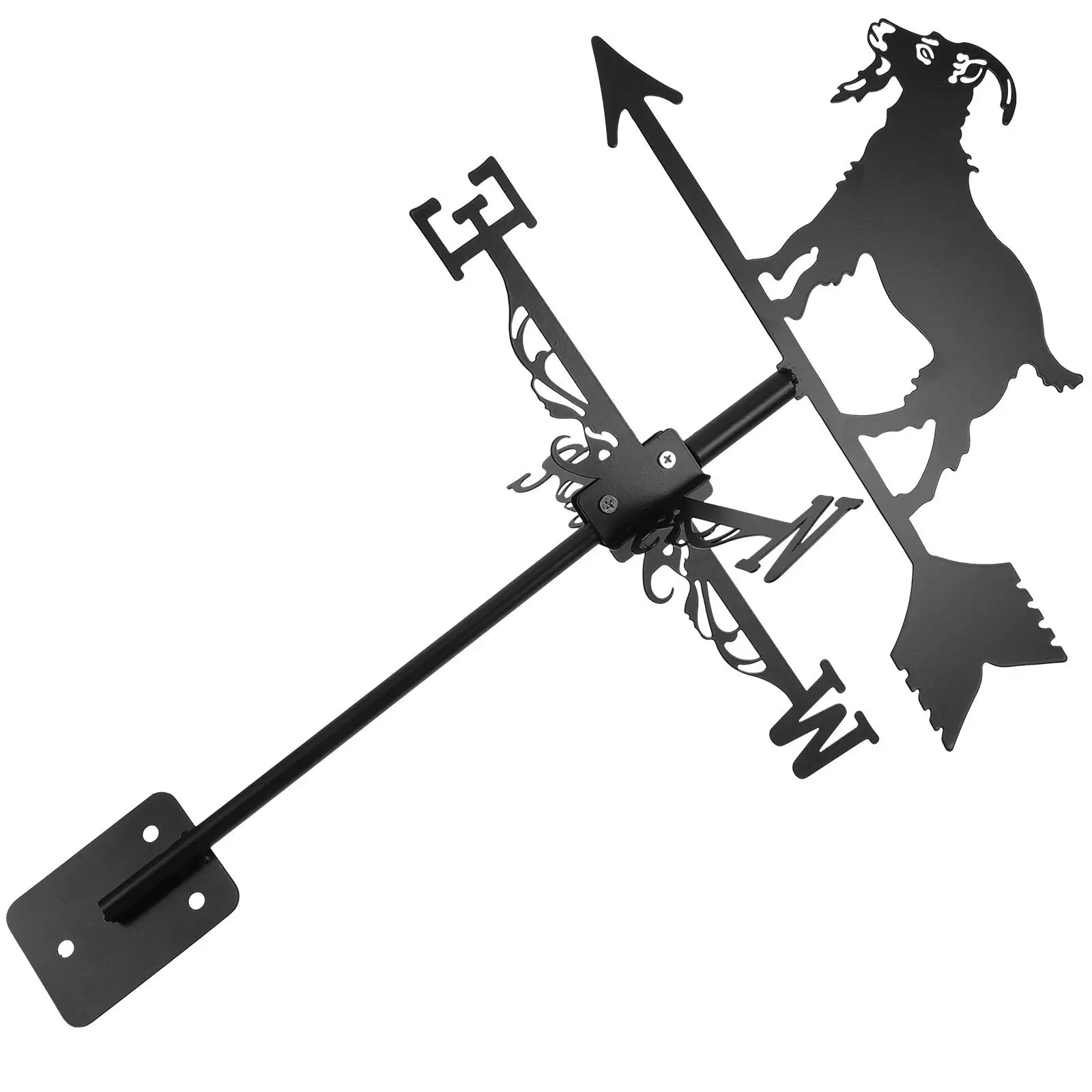 Farm Weather Vane Goat Shape Durable Iron Wind Indicator for Garden Lawn Shed Outdoor Long Lasting Realistic Details
Farm Weather Vane Goat Shape Durable Iron Wind Indicator for Garden Lawn Shed Outdoor Long Lasting Realistic Details