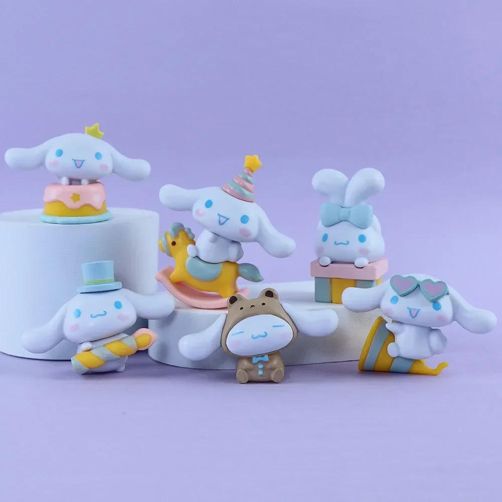 Набор тортов на день рождения Cinnamoroll, кавайная Аниме Фигурка Sanrio, мультяшная кукла, рождественские украшения, фигурки, коллекция, 6 шт., подарки для девочек
Набор тортов на день рождения Cinnamoroll, кавайная Аниме Фигурка Sanrio, мультяшная кукла, рождественские украшения, фигурки, коллекция, 6 шт., подарки для девочек