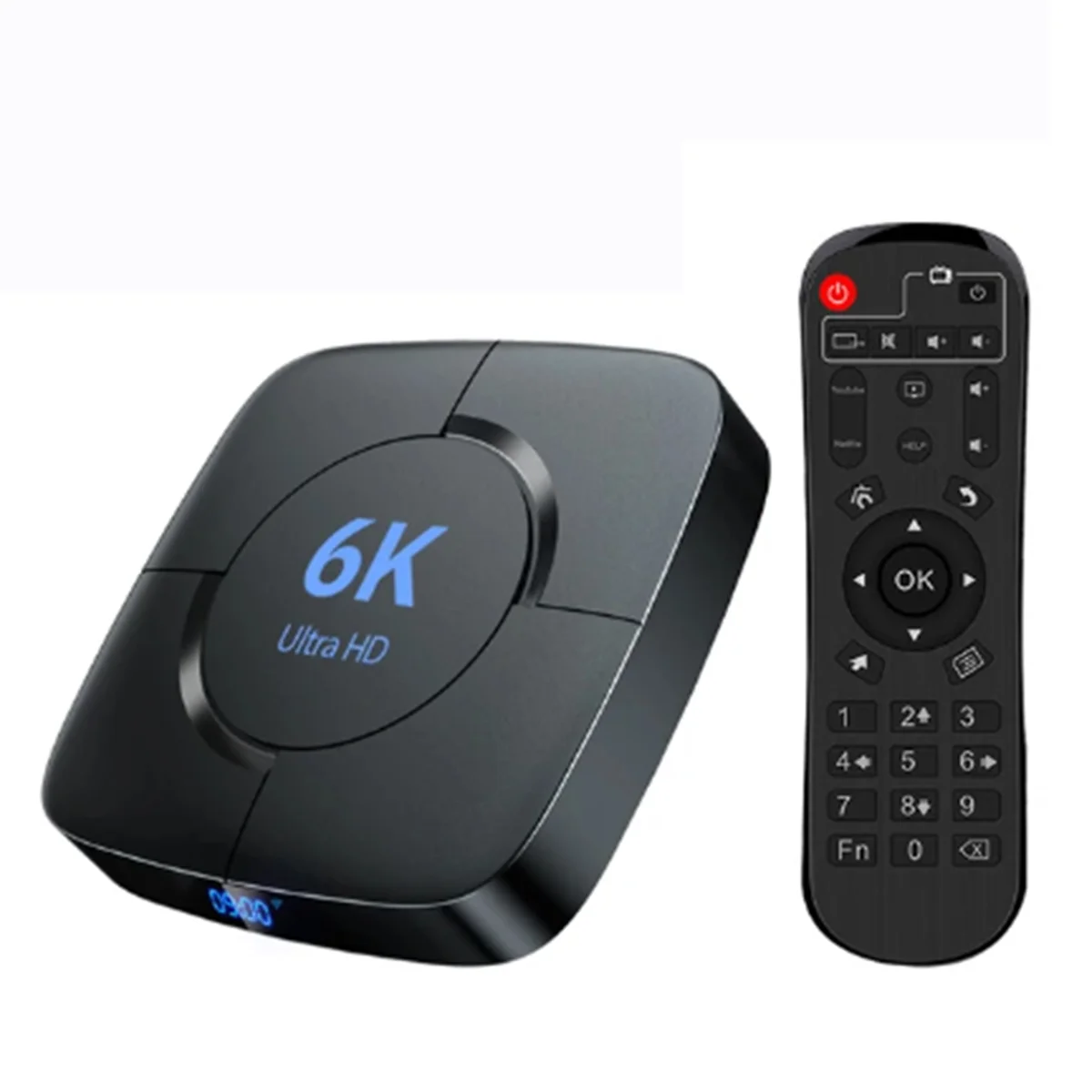 Smart 6K TV Box Android 10 Allwinner H616 Quad Core 2.4G/5GHz Wifi BT 32GB 6K 4K HD Video Media Player Set EU Plug-Elect
Smart 6K TV Box Android 10 Allwinner H616 Quad Core 2.4G/5GHz Wifi BT 32GB 6K 4K HD Video Media Player Set EU Plug-Elect