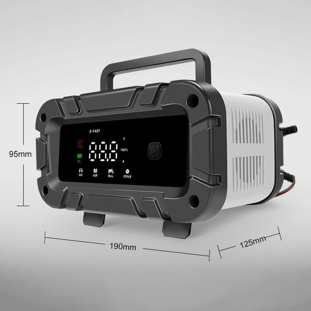 12V Smart Automatic Battery Charger for Motorcycle with Repair Function - 12V Car Battery Charger Maintainer
12V Smart Automatic Battery Charger for Motorcycle with Repair Function - 12V Car Battery Charger Maintainer