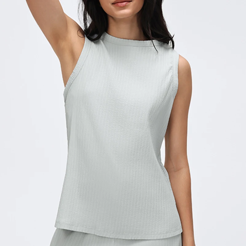 Women's High Elastic Quick Dry Crew Neck Sports Vest, Thin Loose Sleeveless Breathable Top for Running Fitness Yoga
Women's High Elastic Quick Dry Crew Neck Sports Vest, Thin Loose Sleeveless Breathable Top for Running Fitness Yoga