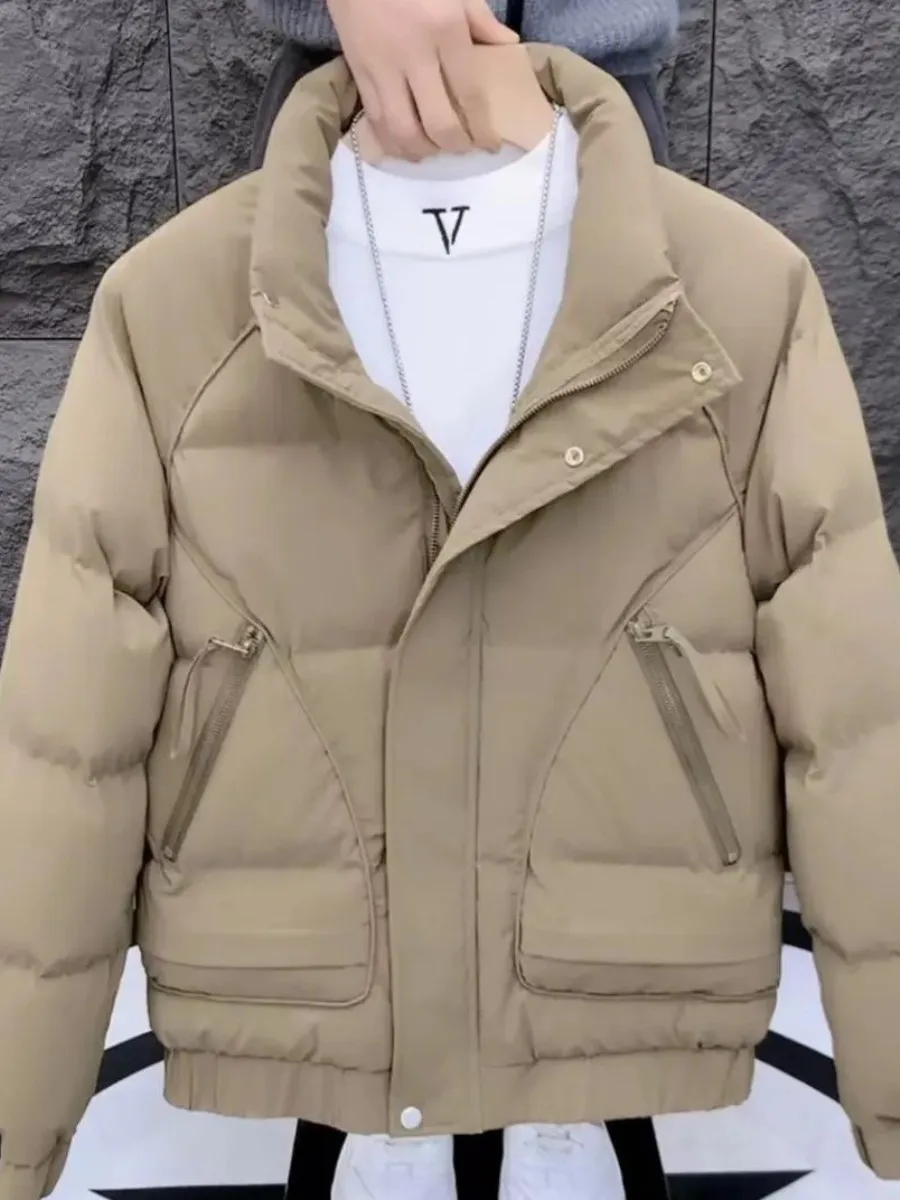 Мужская зимняя куртка из утепленного хлопка, повседневная, модная, с воротником-стойкой, красная, приталенная, удлиненная
Мужская зимняя куртка из утепленного хлопка, повседневная, модная, с воротником-стойкой, красная, приталенная, удлиненная