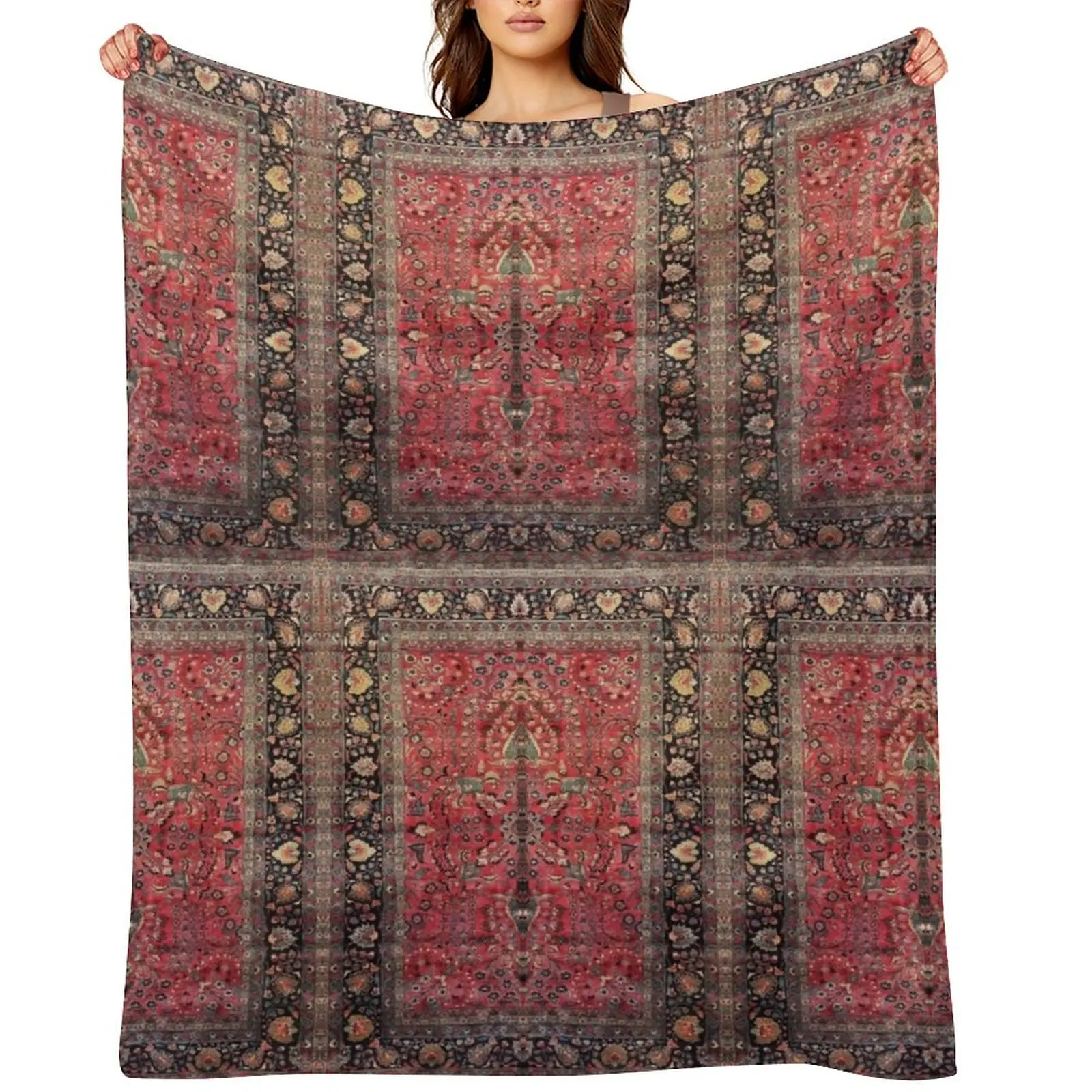 Antique Persian Red Rug Throw Blanket halloween Designers Tourist Softest Blankets
Antique Persian Red Rug Throw Blanket halloween Designers Tourist Softest Blankets