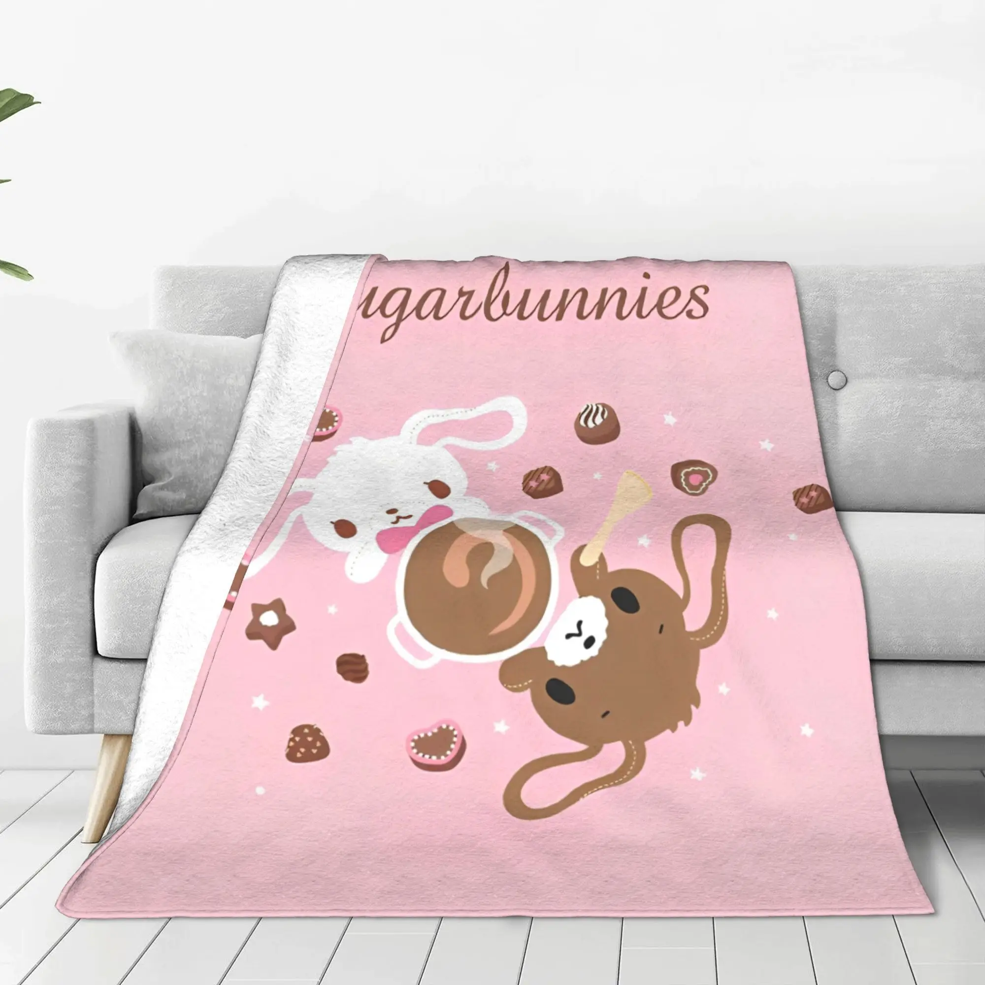 Cute Sugarbunnies Blanket Flannel Spring Cartoon Multifunction Lightweight Thin Throw Blankets for Bed Couch Plush Thin Quilt
Cute Sugarbunnies Blanket Flannel Spring Cartoon Multifunction Lightweight Thin Throw Blankets for Bed Couch Plush Thin Quilt
