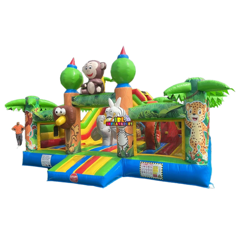 Africa Animals Large Inflatable Bouncer Playground Inflatable Jumping Bounce House Slide for Sale
Africa Animals Large Inflatable Bouncer Playground Inflatable Jumping Bounce House Slide for Sale