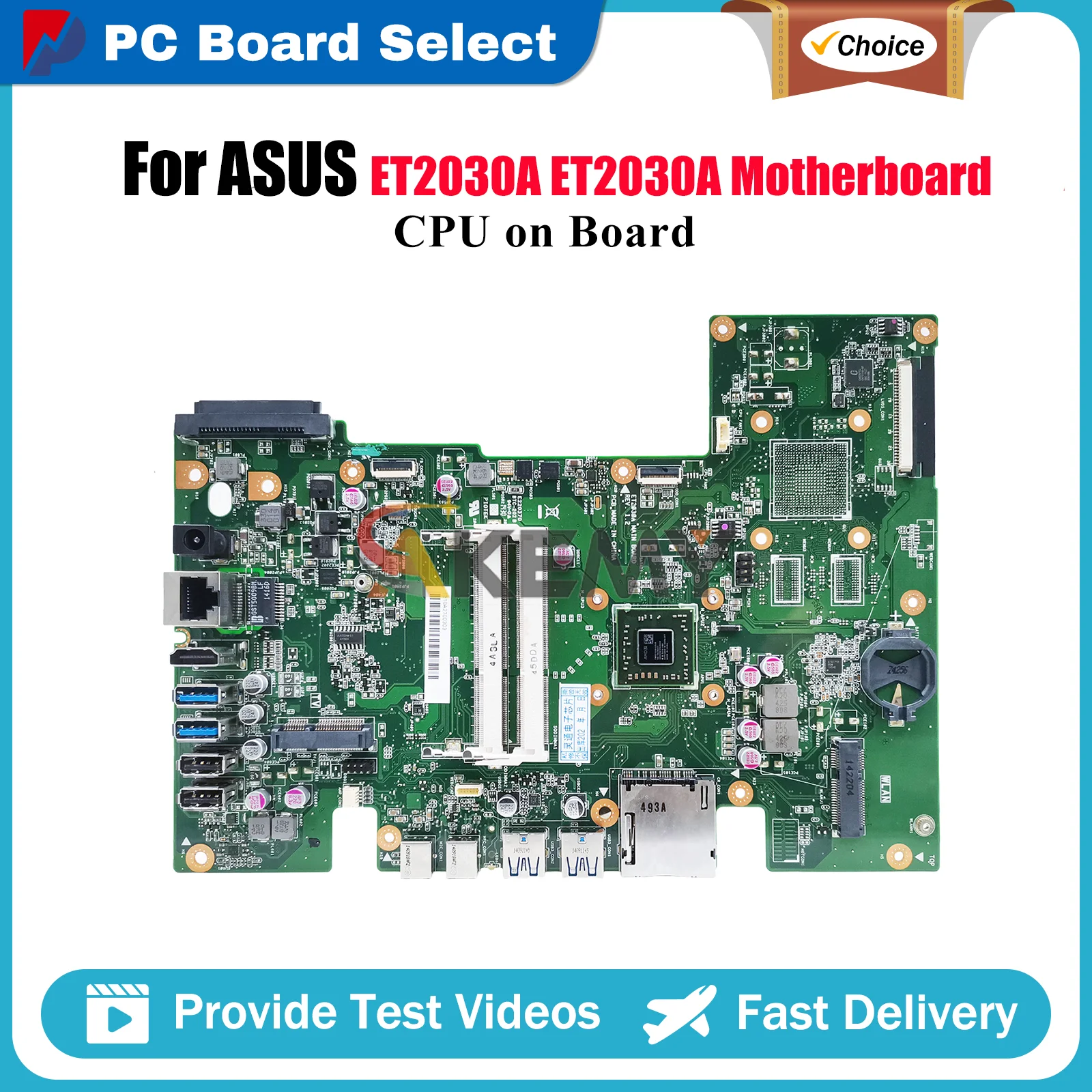 ET2030A Laptop Motherboard For ASUS AIO ET2030A ET2030 Mainboard With CPU 100% tests OK fast shipping High quality
ET2030A Laptop Motherboard For ASUS AIO ET2030A ET2030 Mainboard With CPU 100% tests OK fast shipping High quality