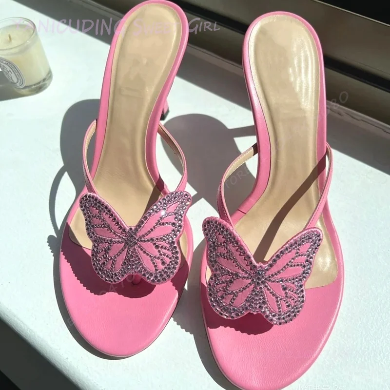 Light Pink Cute Crystal Butterfly Shiny Slippers For Girls Open Heels Light Brown Open Heel Sandals Red Clip Toe Casual Shoes
Light Pink Cute Crystal Butterfly Shiny Slippers For Girls Open Heels Light Brown Open Heel Sandals Red Clip Toe Casual Shoes
