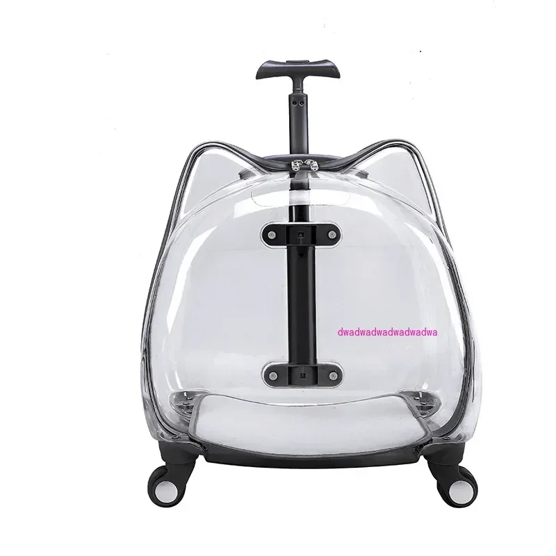 High Appearance Cat Basket Creative Transparent Transport Case Telescopic Rod Pet Trolley Versatile Scene Space Capsule
High Appearance Cat Basket Creative Transparent Transport Case Telescopic Rod Pet Trolley Versatile Scene Space Capsule