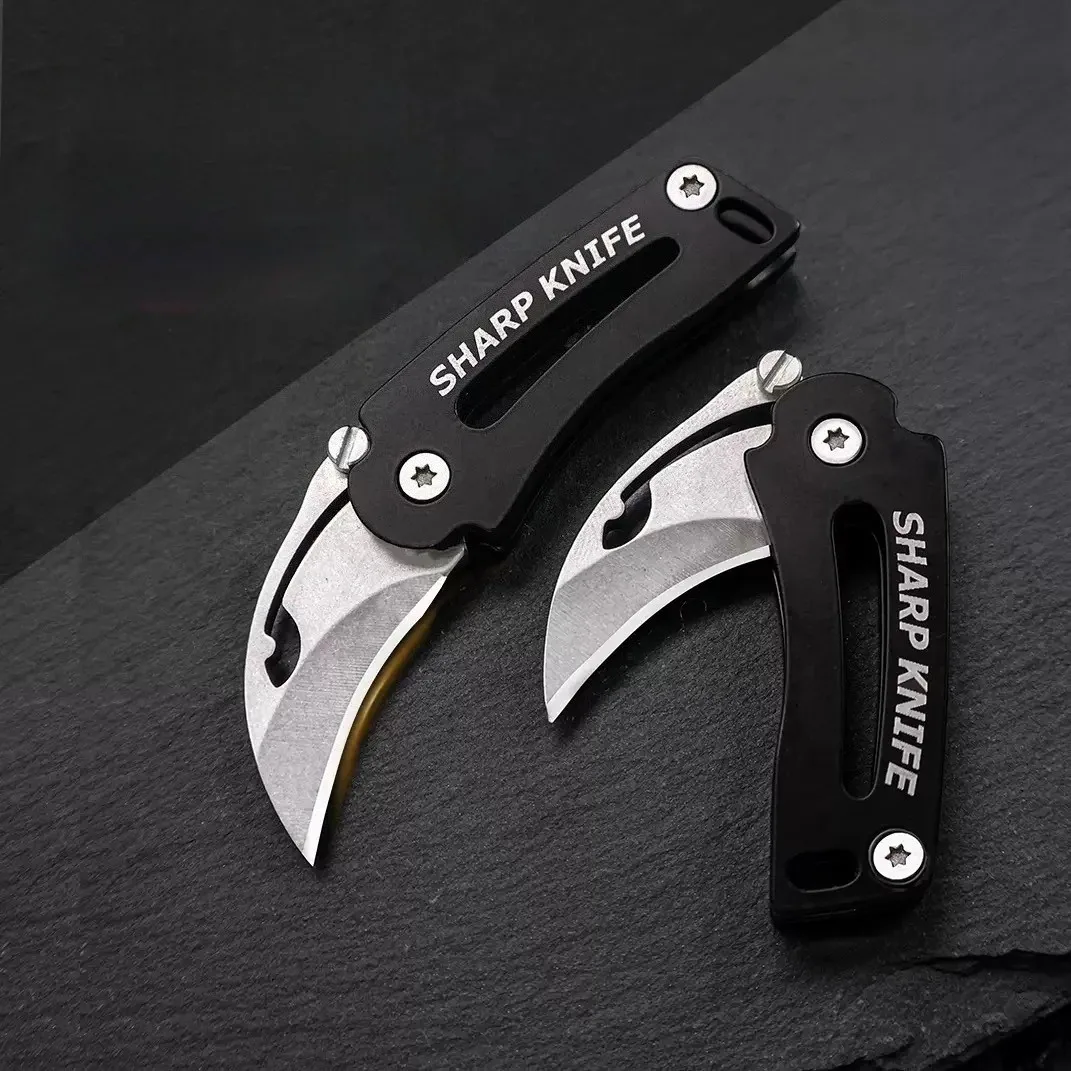 Professional Creative Mini Folding Knife, Outdoor Portable Stainless Steel Carabiner, Fruit Knife, Camping Cutter, EDC Knife
Professional Creative Mini Folding Knife, Outdoor Portable Stainless Steel Carabiner, Fruit Knife, Camping Cutter, EDC Knife