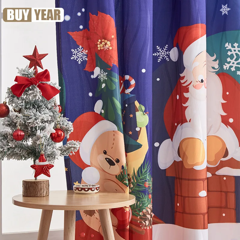 Новые американские рождественские шторы Santa Calico Blackout Beautification декоративная ткань
Новые американские рождественские шторы Santa Calico Blackout Beautification декоративная ткань