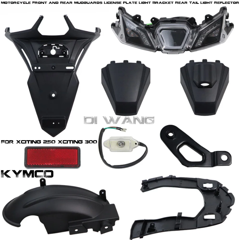 FOR KYMCO Xciting 250 Xciting 300 Motorcycle Front and Rear Mudguards License Plate Light Bracket Rear Tail Light Reflector
FOR KYMCO Xciting 250 Xciting 300 Motorcycle Front and Rear Mudguards License Plate Light Bracket Rear Tail Light Reflector