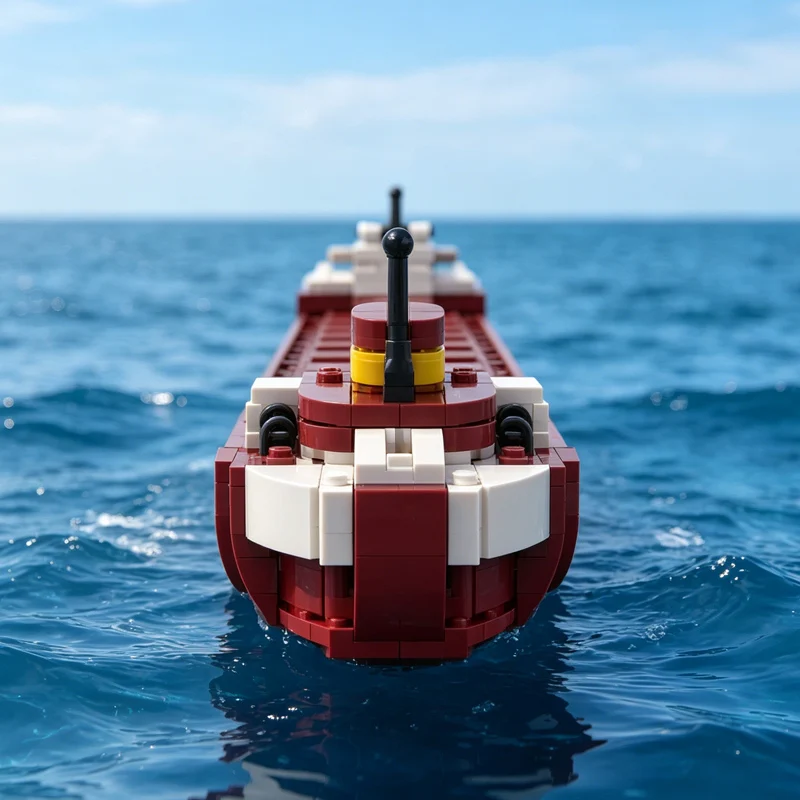144PCS Flat Deck Cargo Barge Model MOC Building Bricks War Equipment Modular Technology Assemble Children Toy Suit Gifts Holiday
144PCS Flat Deck Cargo Barge Model MOC Building Bricks War Equipment Modular Technology Assemble Children Toy Suit Gifts Holiday