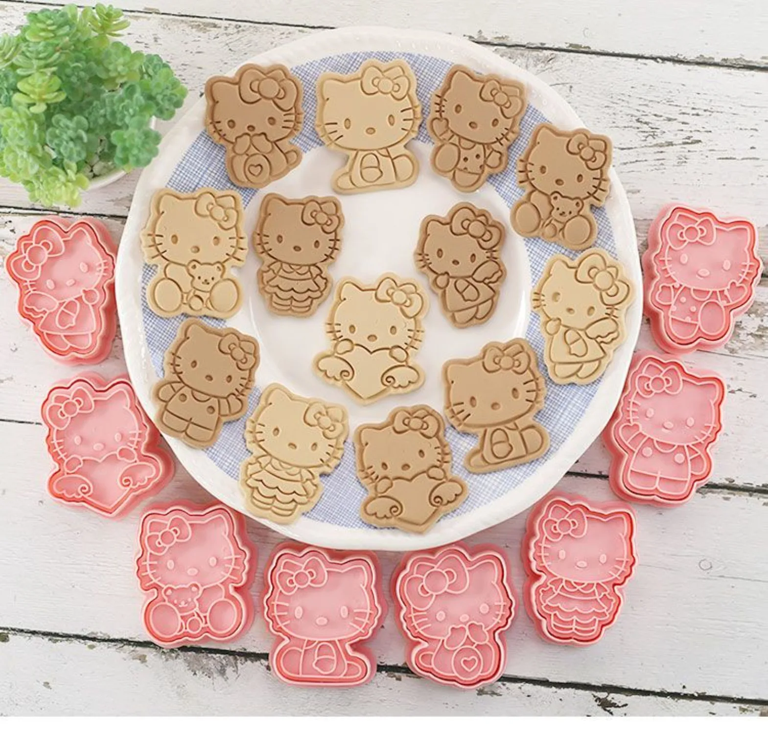 2026 Kawaii Sanrio HelloKitty 3D-форма для печенья, пресс-форма, креативный инструмент для выпечки, милый мультяшный аниме-подарок для кухни
2026 Kawaii Sanrio HelloKitty 3D-форма для печенья, пресс-форма, креативный инструмент для выпечки, милый мультяшный аниме-подарок для кухни
