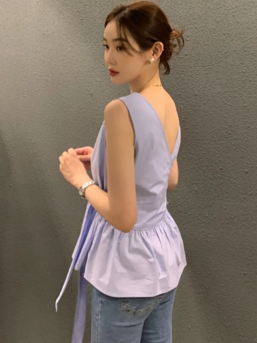 Chic Summer Gentle Personali round Ne Ribbon Waist Slimming Splice Lace Svel Vest irt Women's Faion Ele
Chic Summer Gentle Personali round Ne Ribbon Waist Slimming Splice Lace Svel Vest irt Women's Faion Ele