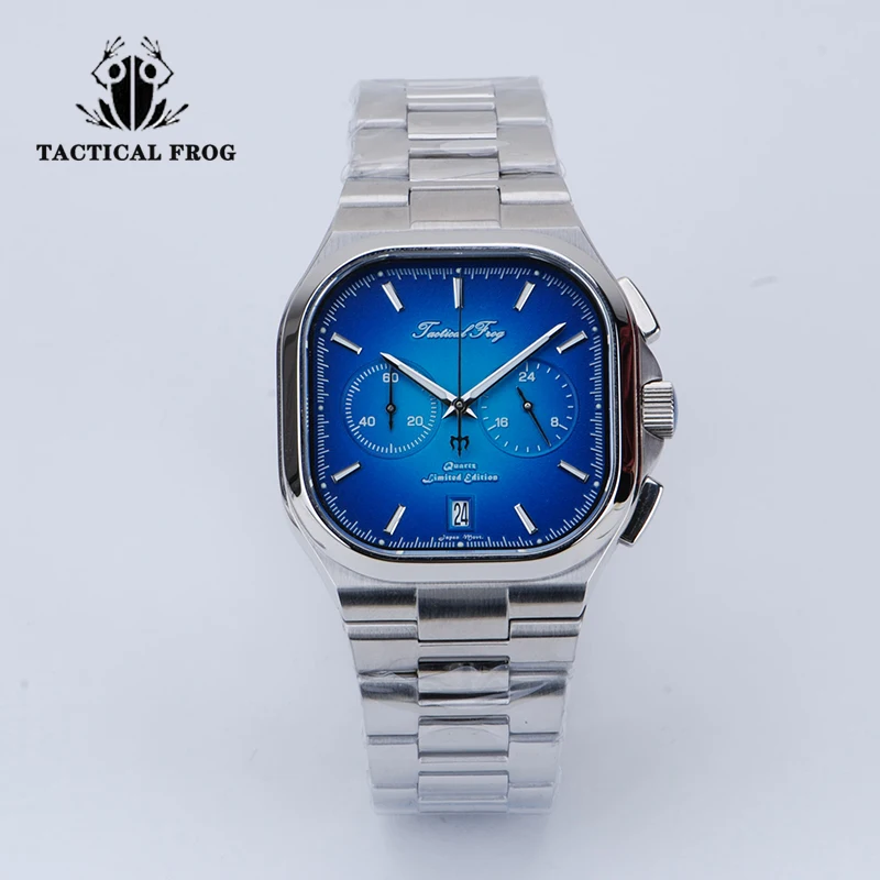 Tactical Frog Luxury Retro Sports Watch Stainless Steel VK64 Chronograph Fashion Dive Mens Quartz Watch 100M Waterproof Luminous
Tactical Frog Luxury Retro Sports Watch Stainless Steel VK64 Chronograph Fashion Dive Mens Quartz Watch 100M Waterproof Luminous