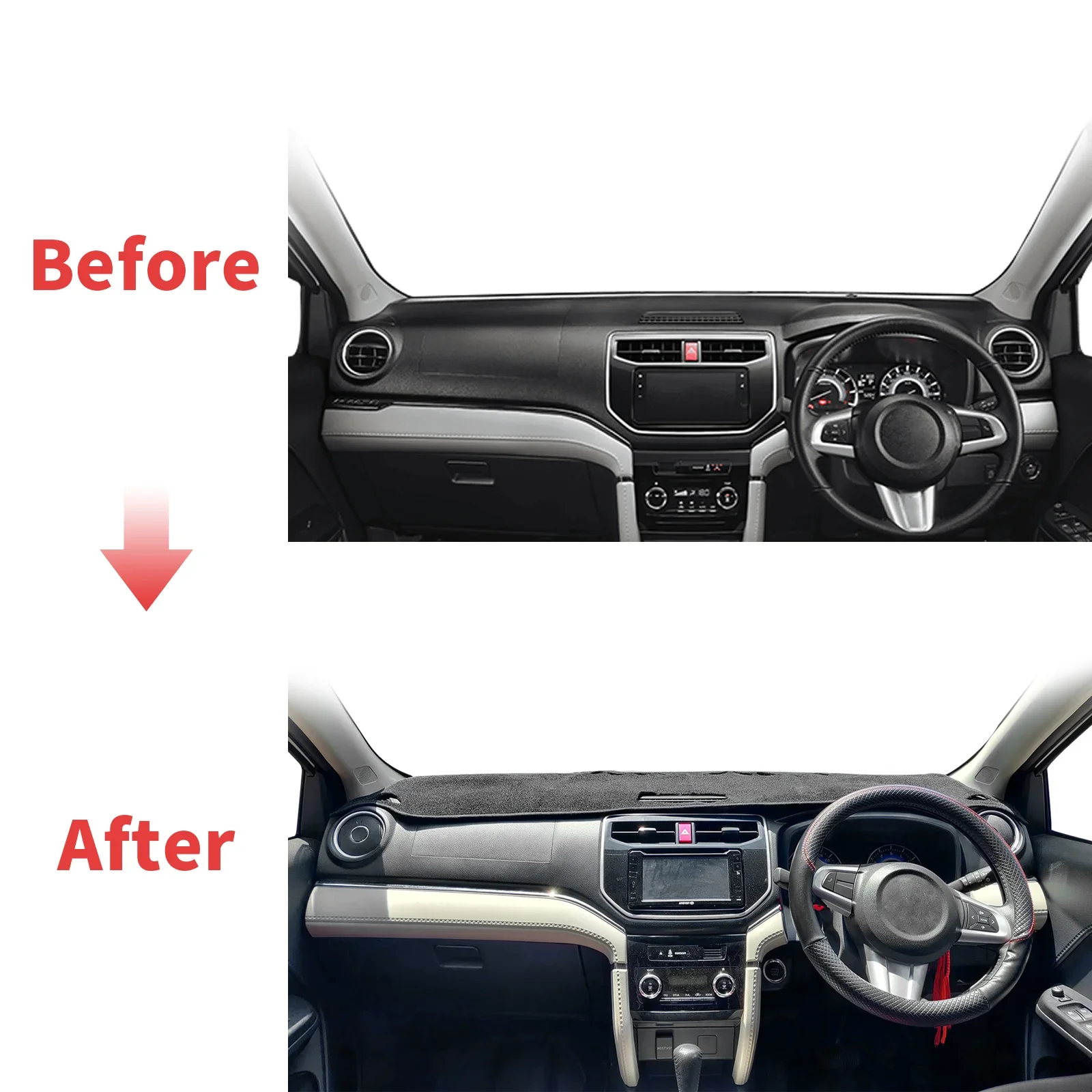 for Toyota Rush Daihatsu Terios F800 2025-2017 Custom Fit Dashboard Cover Sunshade Mat Anti‑Slip Dash Protector Pad Accessories
for Toyota Rush Daihatsu Terios F800 2025-2017 Custom Fit Dashboard Cover Sunshade Mat Anti‑Slip Dash Protector Pad Accessories