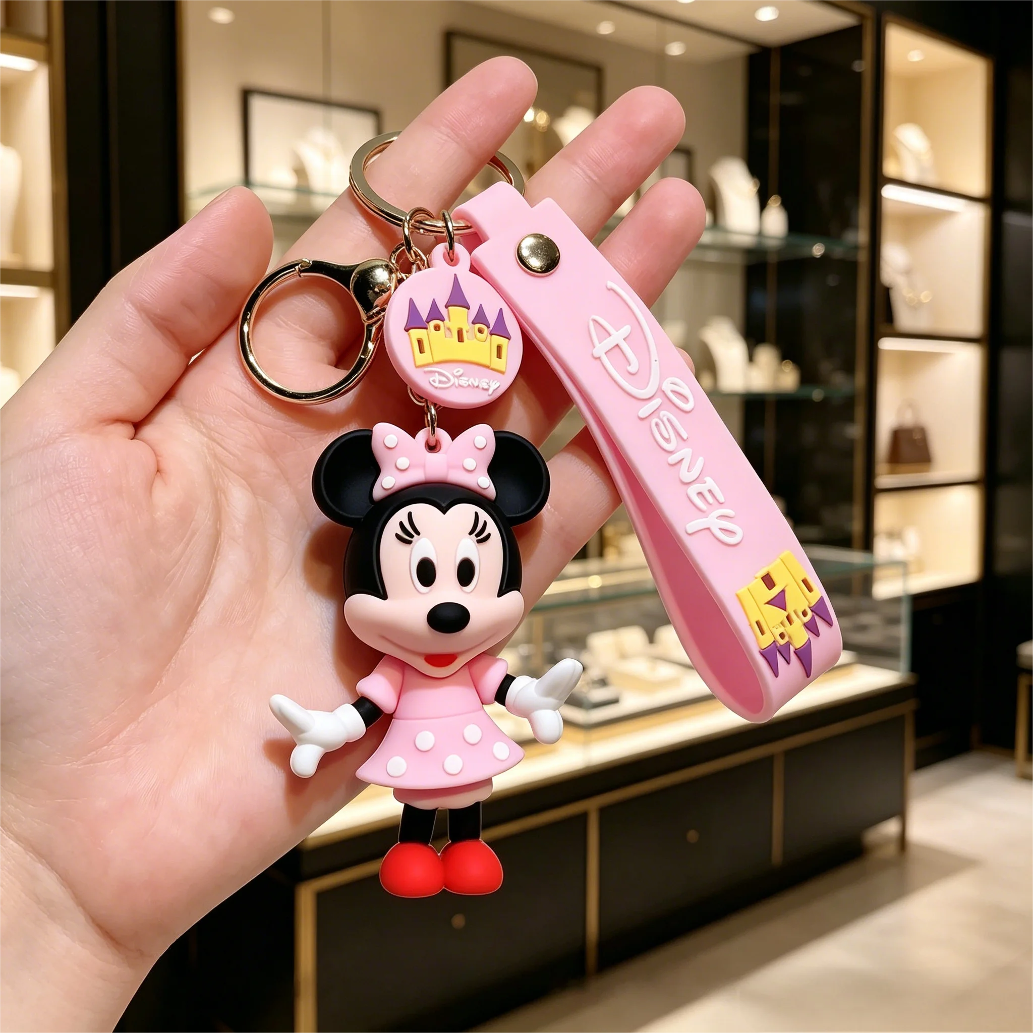 Disney Cartoon Mickey Minnie Stitch Fluffy Key Charm All-match Backpack Hanging Ornament Student Car Xmas Present
Disney Cartoon Mickey Minnie Stitch Fluffy Key Charm All-match Backpack Hanging Ornament Student Car Xmas Present