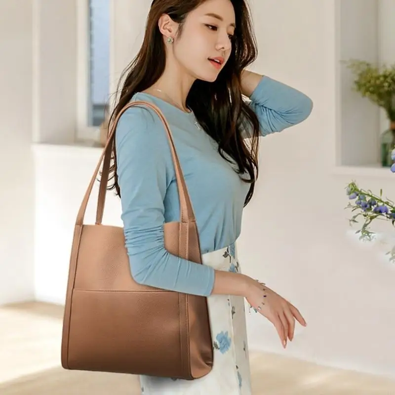 340D Fashion PU Leather Bag Shoulder Bag for Women Girl Versatile Shopping Bag Large Capacity Handbag Solid Color Tote Bag
340D Fashion PU Leather Bag Shoulder Bag for Women Girl Versatile Shopping Bag Large Capacity Handbag Solid Color Tote Bag