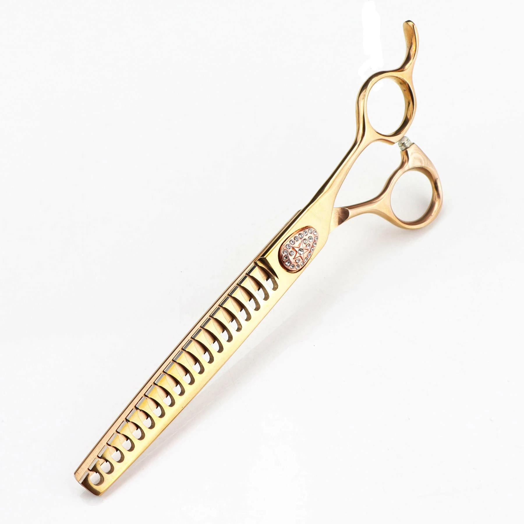 Dog Grooming Scissors Rose Gold Japan Stainless 7" Pet Scissors Dog Chunker Shears for Groomer Fishbone Teeth Scissors for Pet
Dog Grooming Scissors Rose Gold Japan Stainless 7" Pet Scissors Dog Chunker Shears for Groomer Fishbone Teeth Scissors for Pet