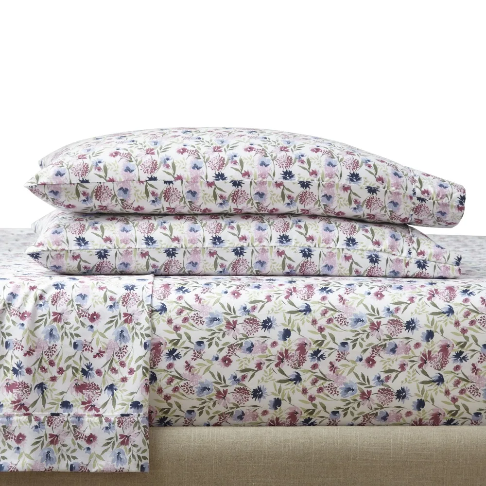Better Homes & Gardens 3-Piece 300 Thread Count Bashful Blooms Cool Sateen Bed Sheet Set, Twin
Better Homes & Gardens 3-Piece 300 Thread Count Bashful Blooms Cool Sateen Bed Sheet Set, Twin