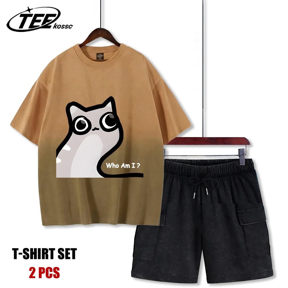 Футболка унисекс с принтом «Кто я» в виде кота, летняя, комфортная, в стиле тай-дай, повседневная, уличная мода, комплект из мягкой хлопковой одежды
Футболка унисекс с принтом «Кто я» в виде кота, летняя, комфортная, в стиле тай-дай, повседневная, уличная мода, комплект из мягкой хлопковой одежды
