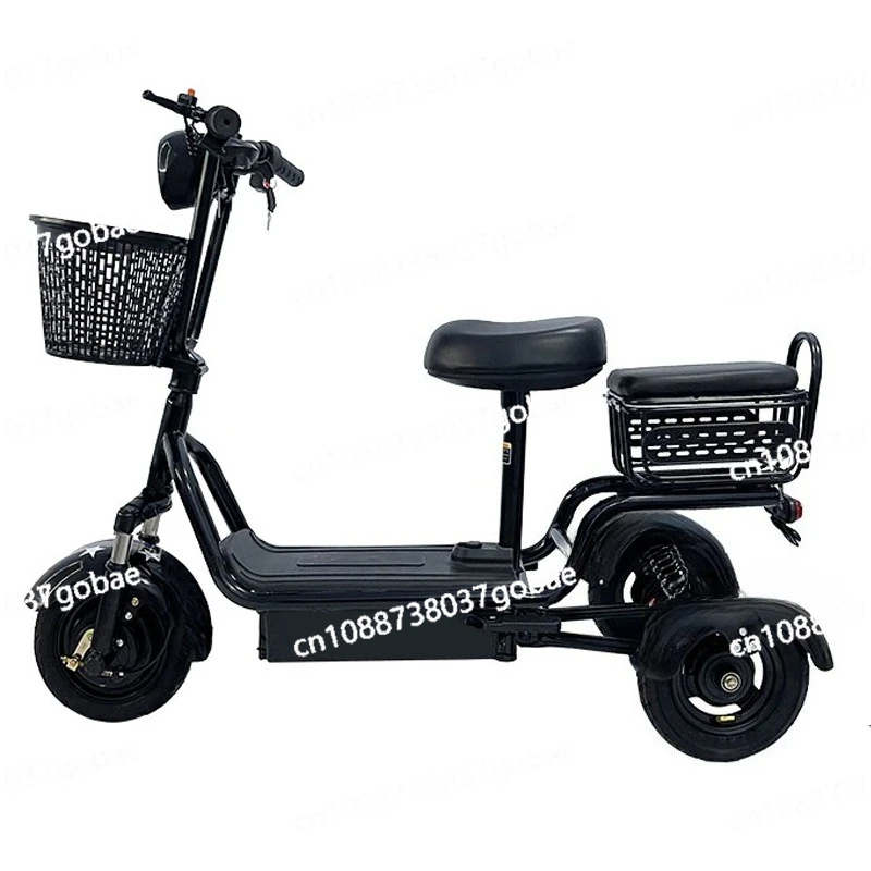 Трехместный электрический трехколесный велосипед, бытовой небольшой транспортный складной аккумуляторный автомобиль 
Трехместный электрический трехколесный велосипед, бытовой небольшой транспортный складной аккумуляторный автомобиль