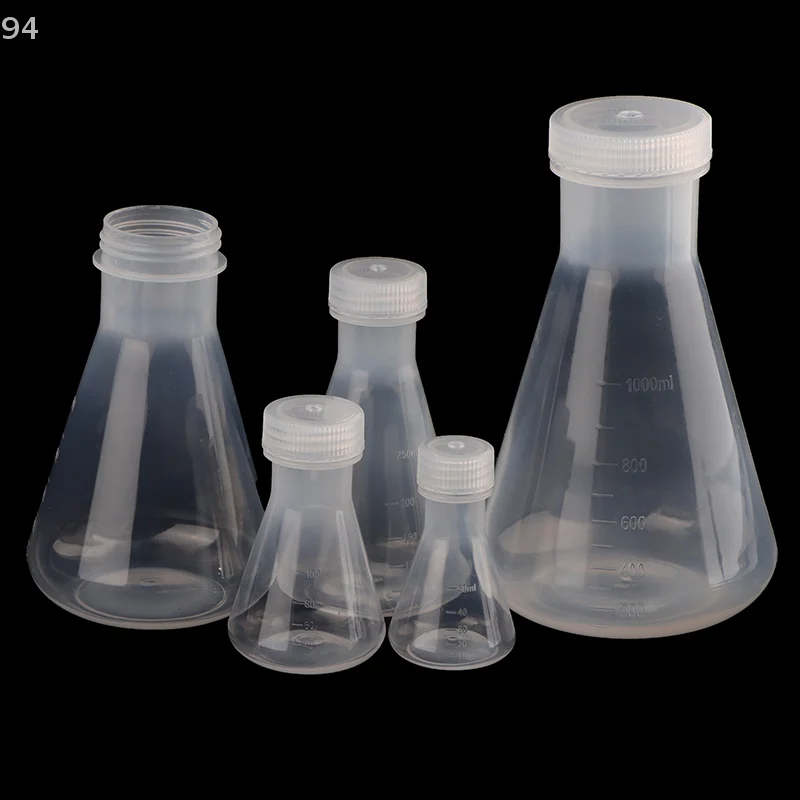 50ml To 1000ml Lab Plastic Erlenmeyer Flask Conical Container Bottle With Screw Cap For Laboratory Experiment
50ml To 1000ml Lab Plastic Erlenmeyer Flask Conical Container Bottle With Screw Cap For Laboratory Experiment